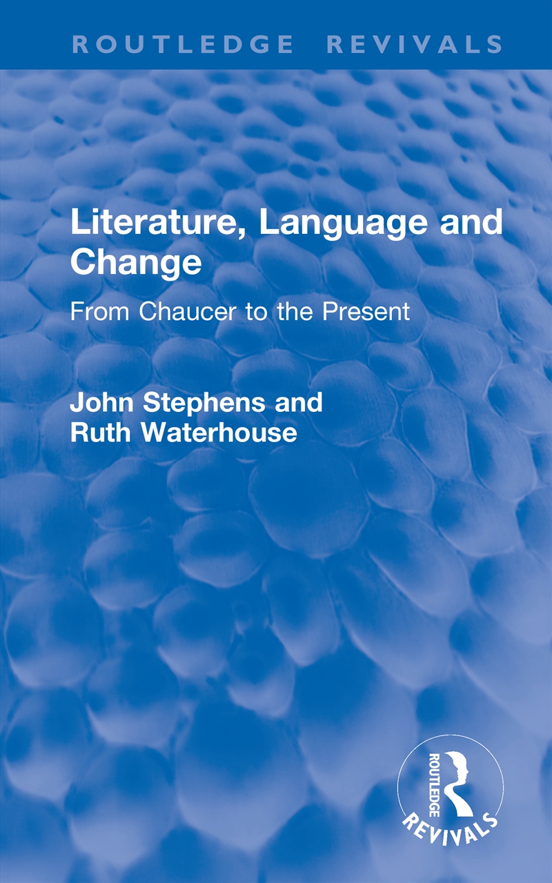 Literature, Language and Change/Product Detail/Language & Linguistics