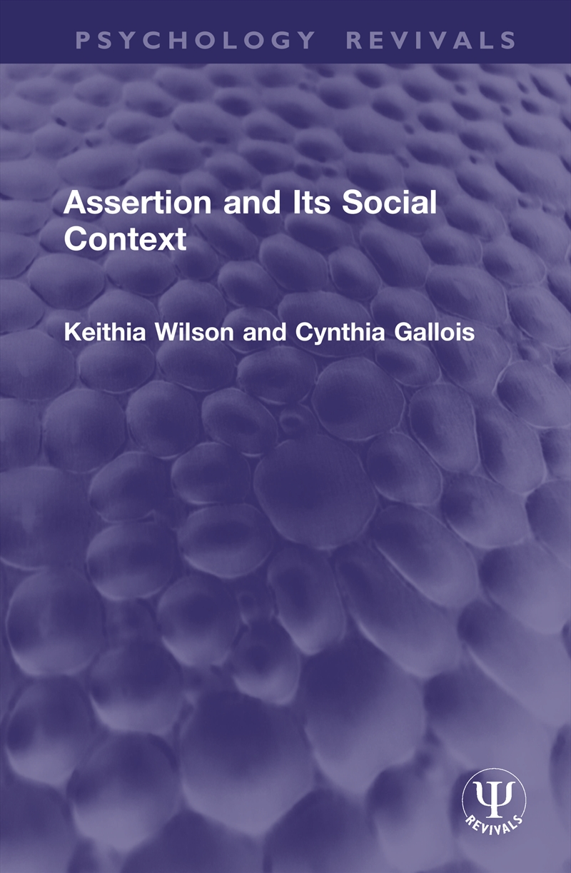 Assertion and Its Social Context/Product Detail/Maths