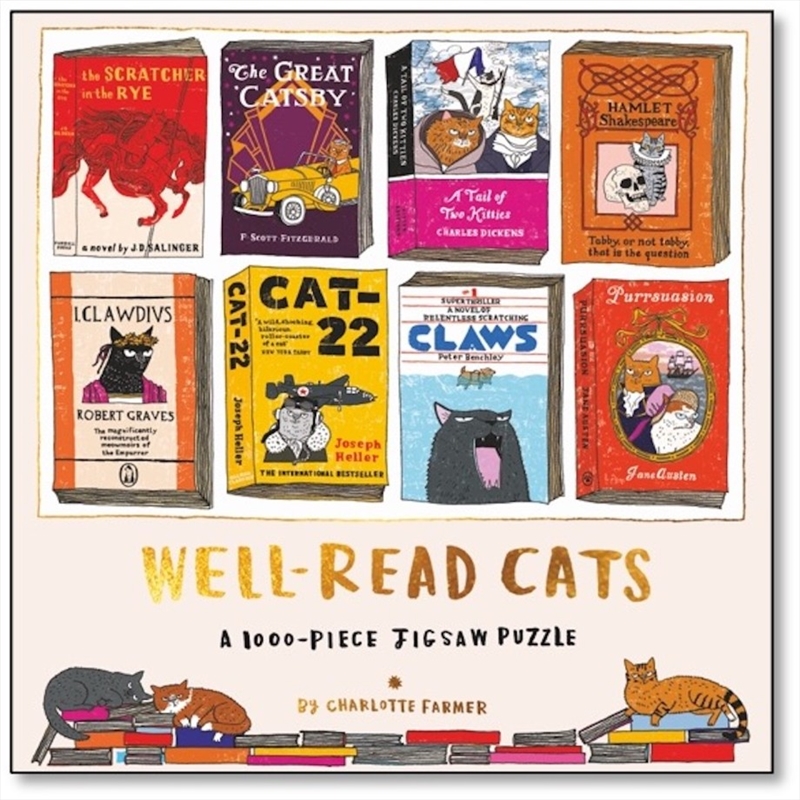 Well-Read Cats 1000 Piece Puzzle/Product Detail/Jigsaw Puzzles