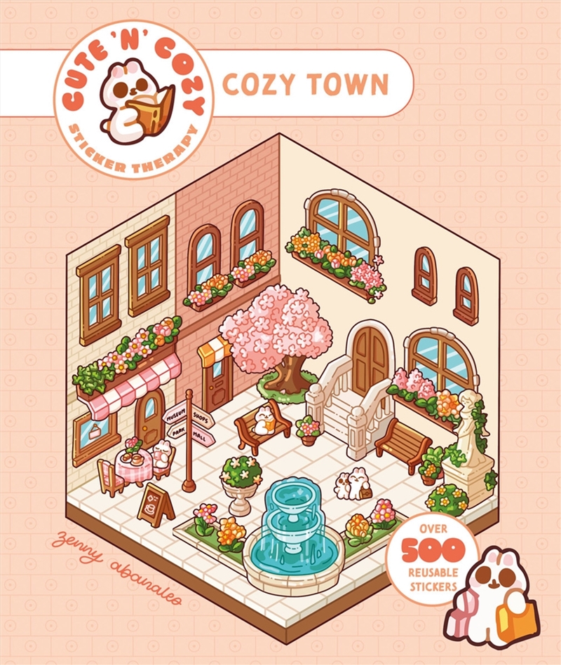 Cute 'n' Cozy Sticker Therapy: Cozy Town/Product Detail/Art
