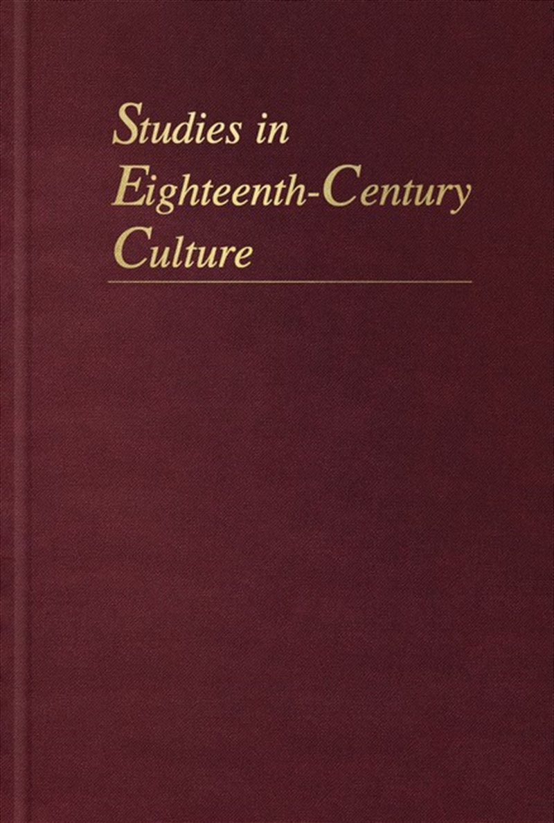 Studies in Eighteenth-Century Culture/Product Detail/Literature & Poetry