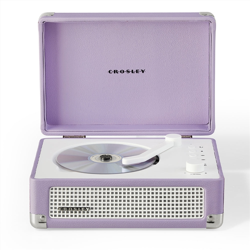 Crosley Cruiser Portable Retro CD Player with Stereo Bluetooth Speakers, FM Radio - Lavender/Product Detail/Media Players