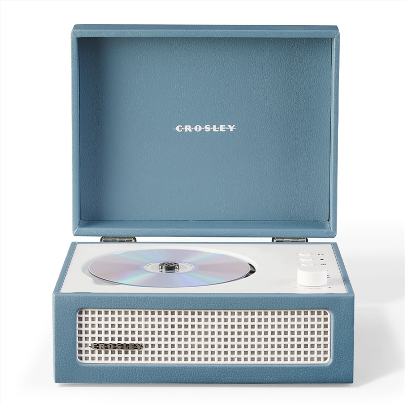 Crosley Voyager Portable Retro CD Player with Stereo Bluetooth Speakers, FM Radio - Washed Blue/Product Detail/Media Players