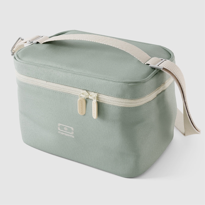 Monbento Arctic Insulated Cooler Lunch Bag - Green Natural/Product Detail/Lunchboxes