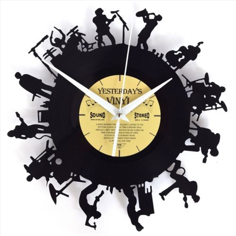 Yesterday's Vinyl Wall Clock Music Band 30cm/Product Detail/Clocks