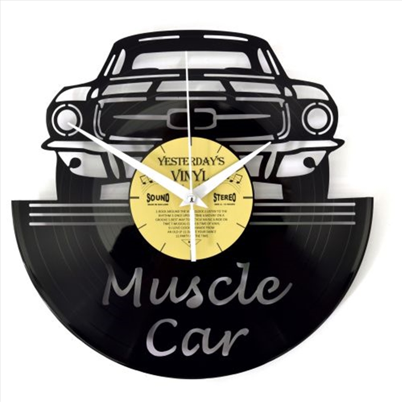 Yesterday's Vinyl Wall Clock Muscle Car 30cm/Product Detail/Clocks