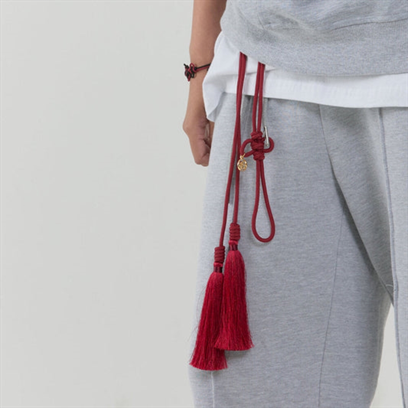 [Bts V Pick] Gwidorae Knot Tassel Belt Midi [Red]/Product Detail/KPOP Merch