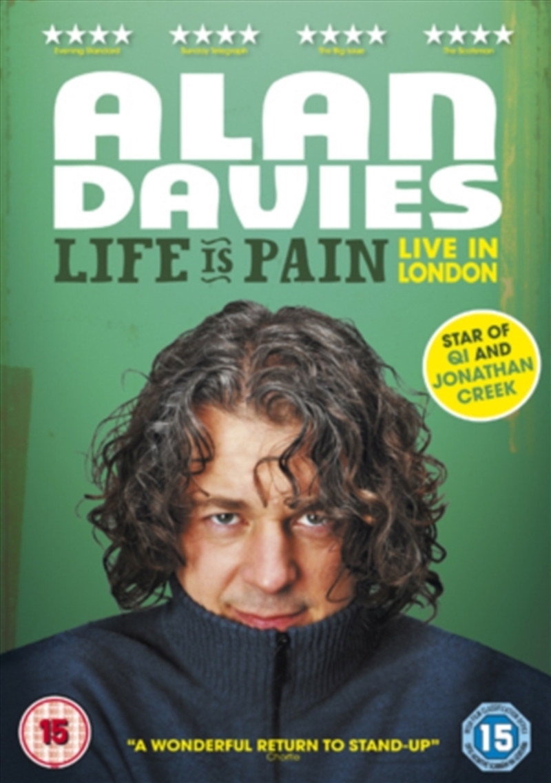 Alan Davies - Life Is Pain - Live In London (REGION 2)/Product Detail/Standup Comedy