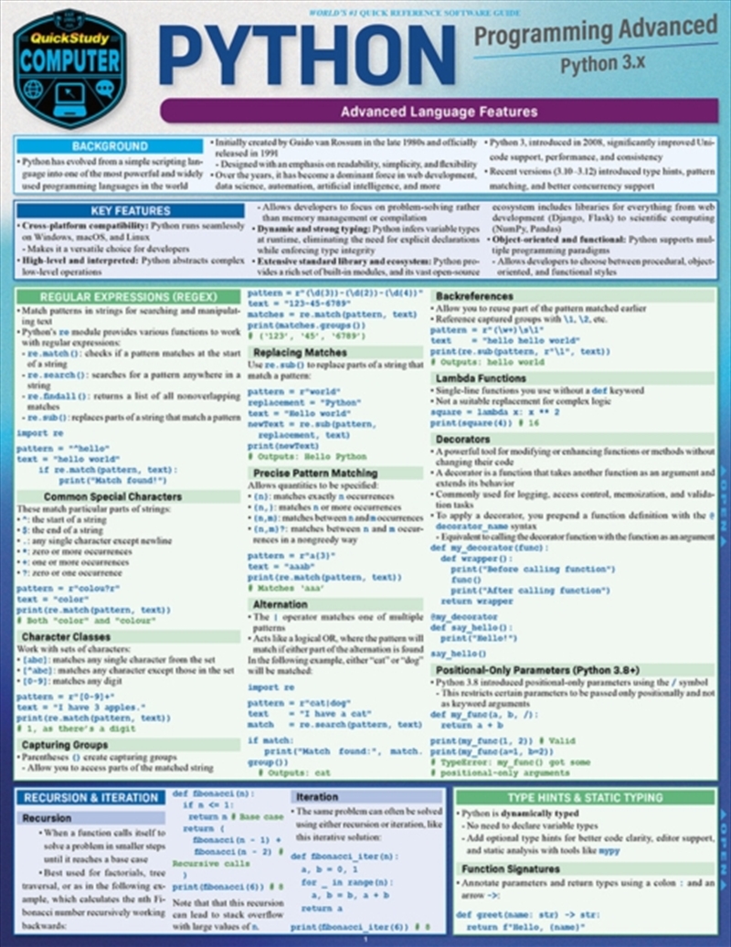 Python Programming Advanced/Product Detail/Reading