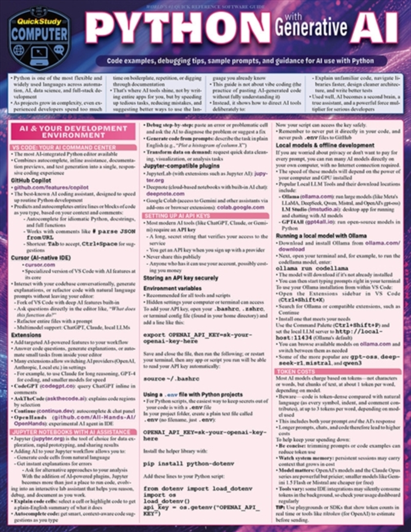 Python Programming with Generative AI/Product Detail/Reading