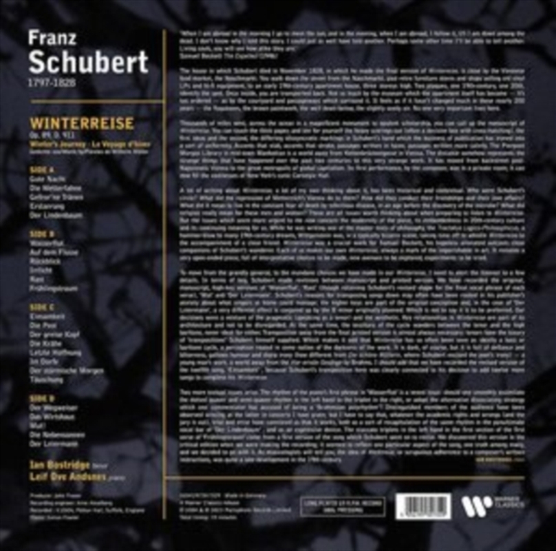 Schubert: Winterreise/Product Detail/Classical