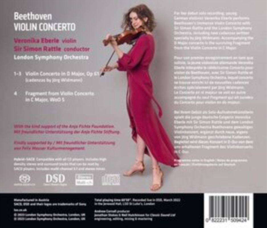 Beethoven: Violin Concerto/Product Detail/Classical