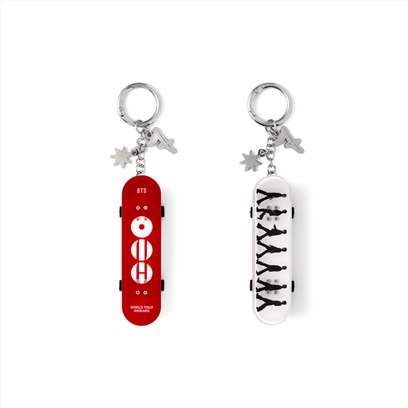 Bts - Arirang World Tour Official Md Mini Skateboard Keyring - White/Product Detail/KPOP Merch