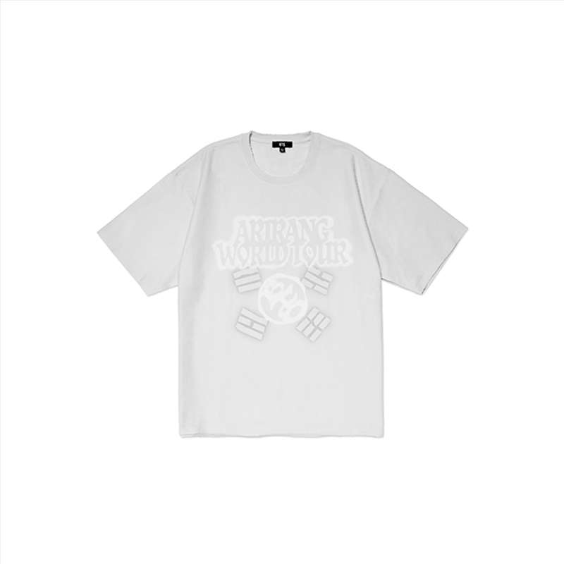 Bts - Arirang World Tour Official Md S/S Tour T-Shirt (Gray) - L/Product Detail/KPOP Merch