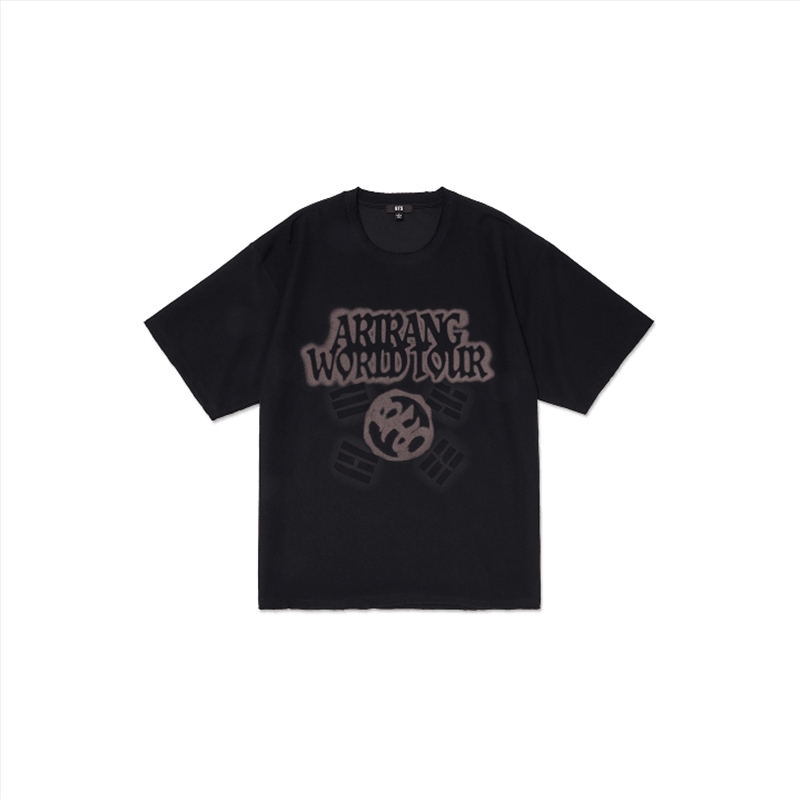 Bts - Arirang World Tour Official Md S/S Tour T-Shirt (Black) - Xl/Product Detail/KPOP Merch