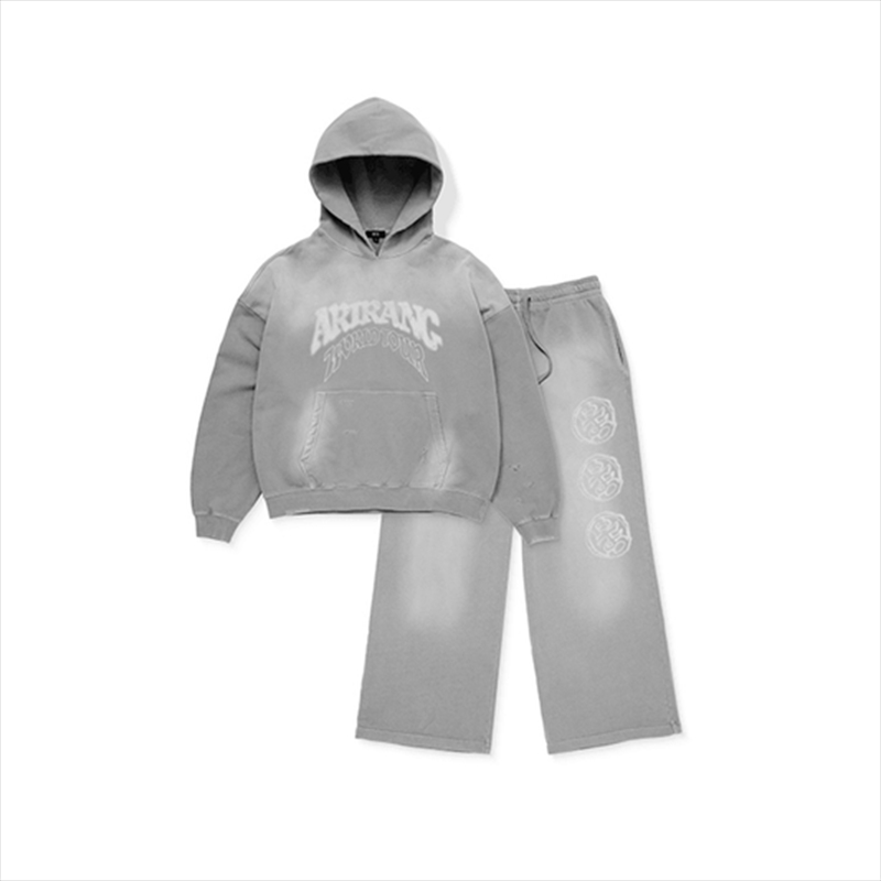Bts - Arirang World Tour Official Md Hoodie & Pants Set Up (Gray) Large/Product Detail/KPOP Merch