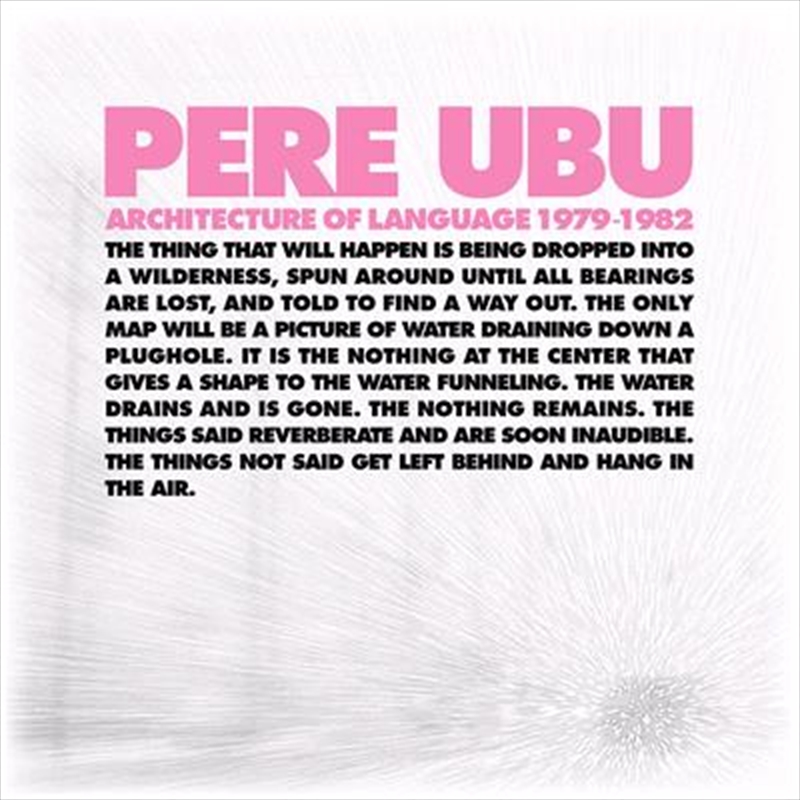 Architecture Of Language: 1979-1982/Product Detail/Punk