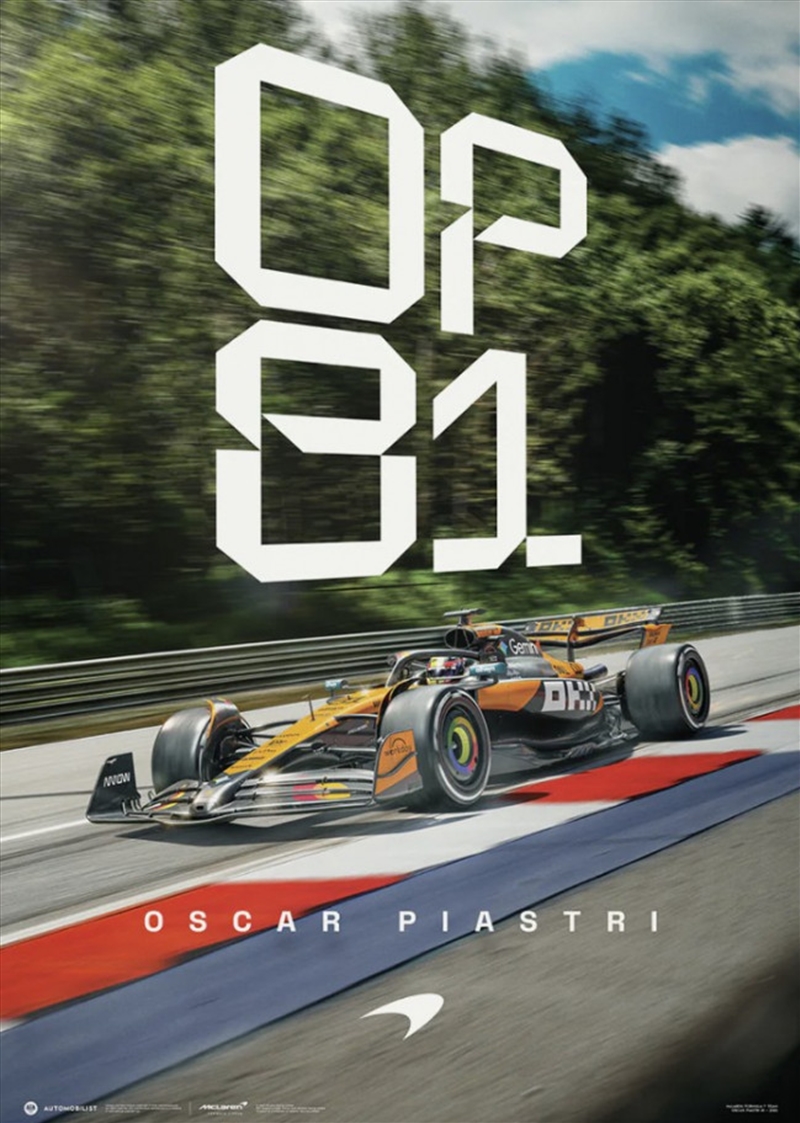 Poster - F1 McLaren Team - The Rise of OP81/Product Detail/Posters & Prints