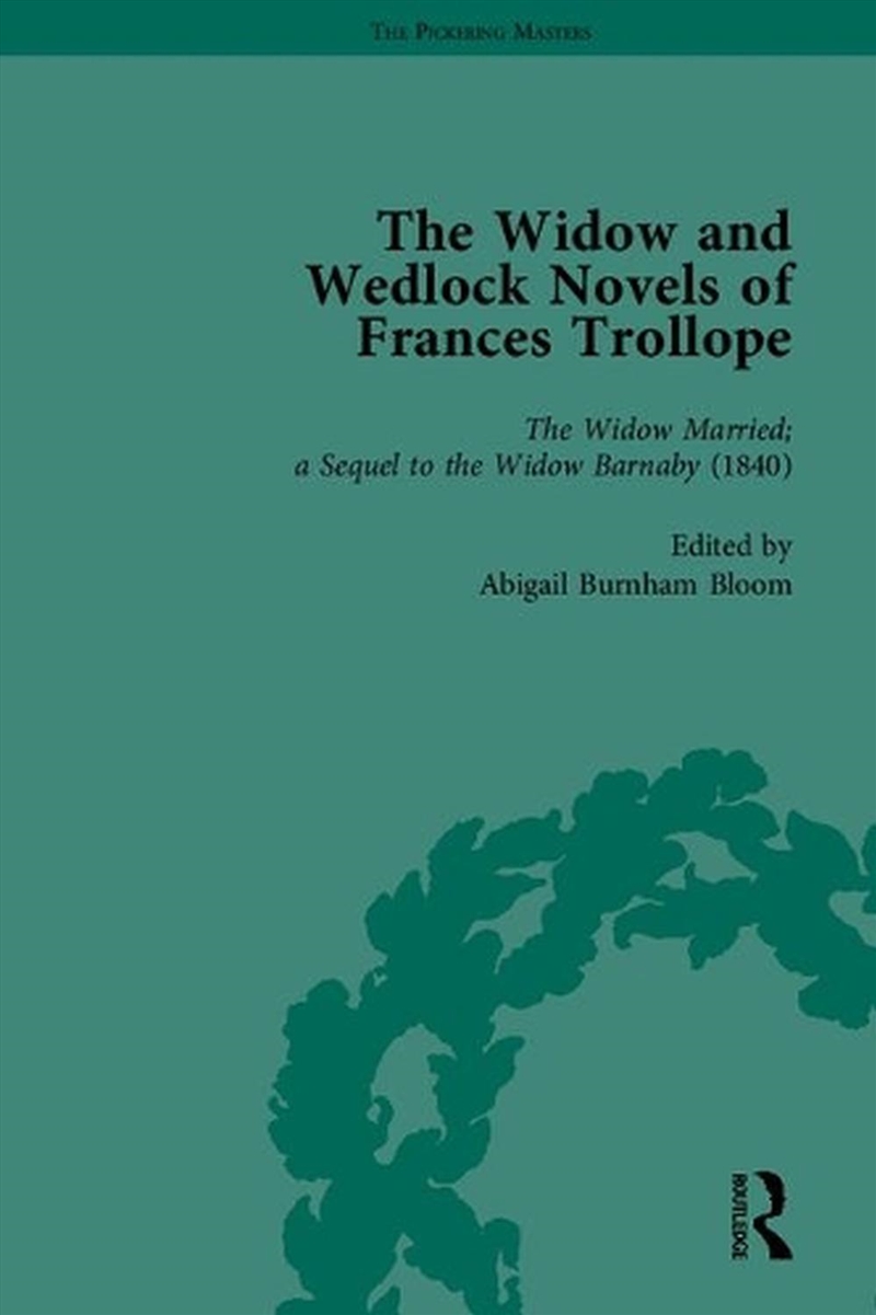 Widow and Wedlock Novels of Frances Trollope/Product Detail/Literature & Poetry