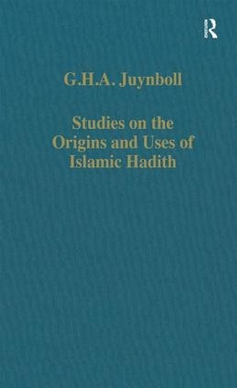 Studies on the Origins and Uses of Islamic Hadith/Product Detail/History