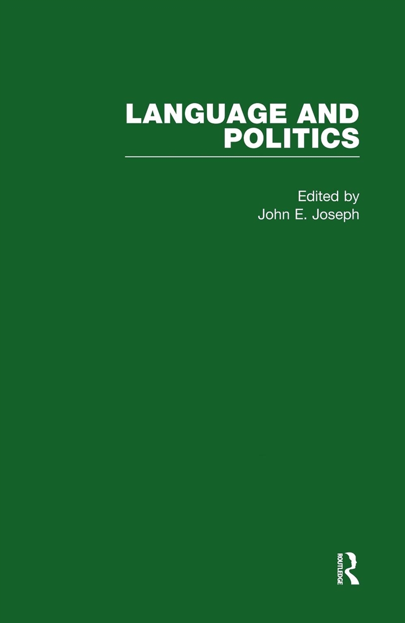 Language and Politics/Product Detail/Politics & Government