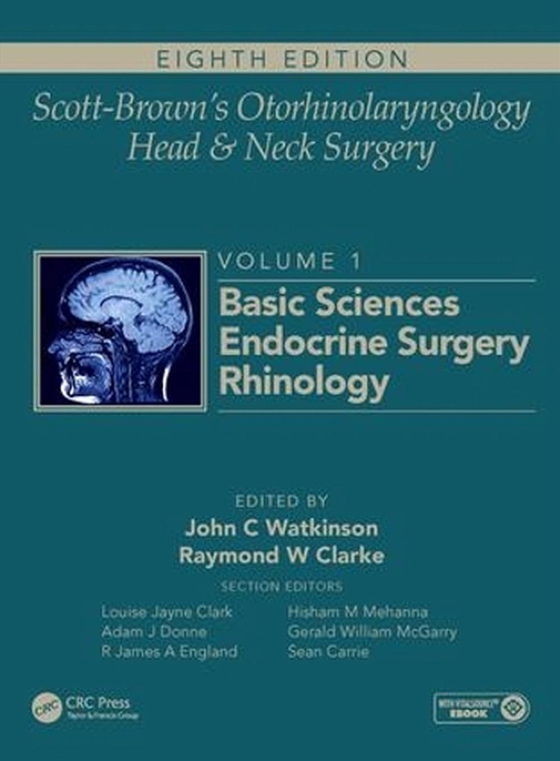 Scott-Brown's Otorhinolaryngology and Head and Neck Surgery/Product Detail/Healthcare
