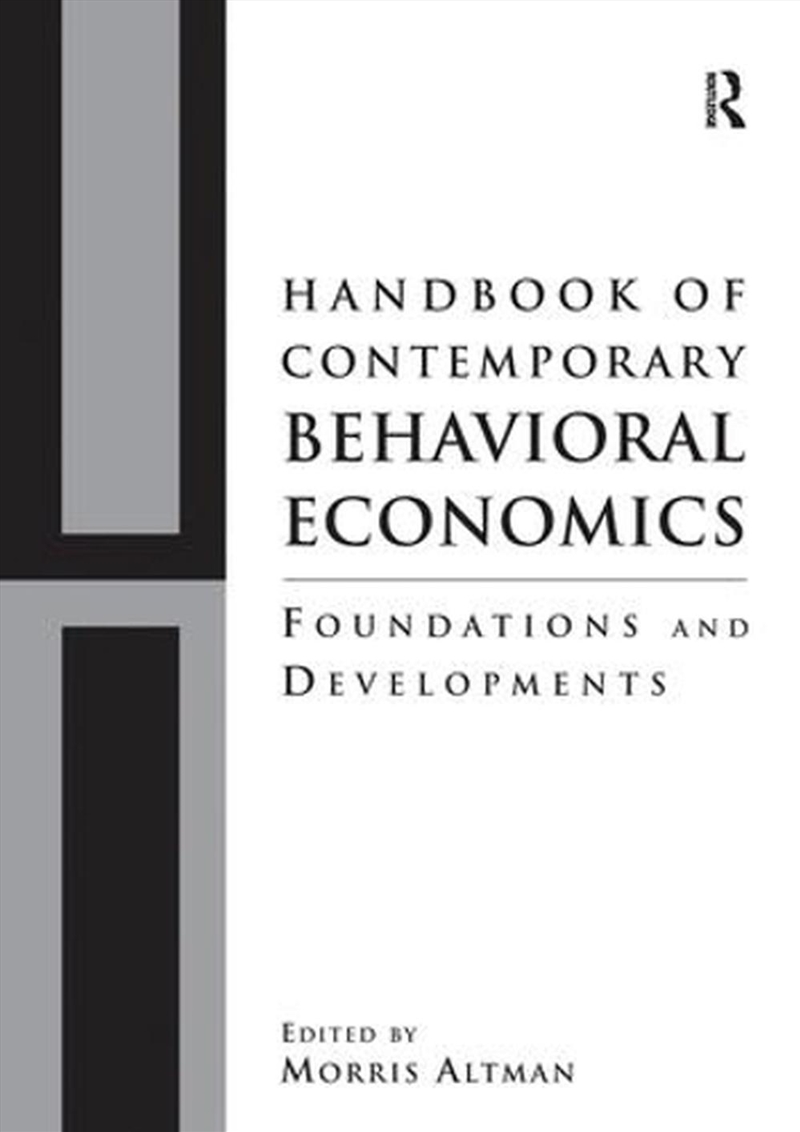 Handbook of Contemporary Behavioral Economics/Product Detail/Accounting & Finance