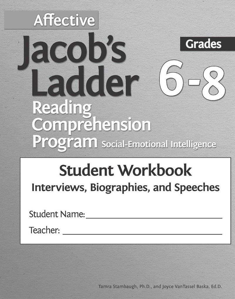 Affective Jacob's Ladder Reading Comprehension Program/Product Detail/Teaching
