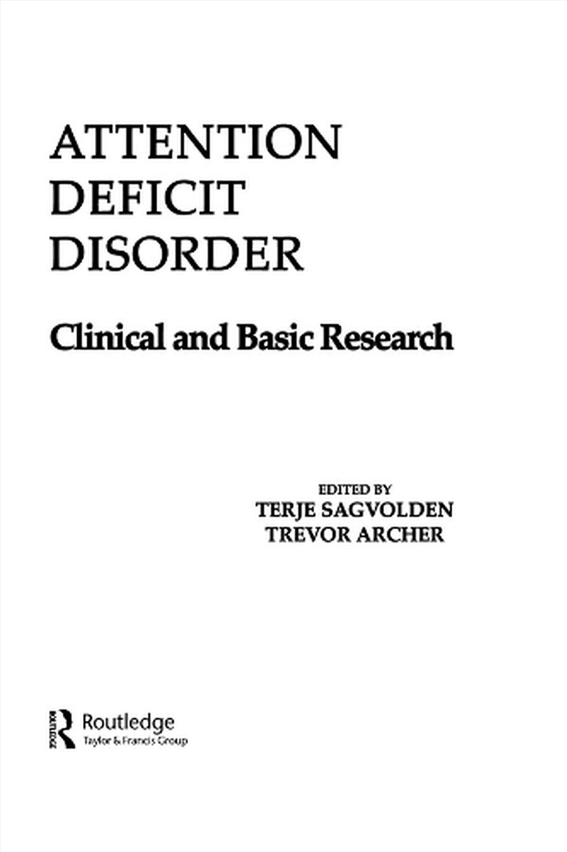 Attention Deficit Disorder/Product Detail/Healthcare
