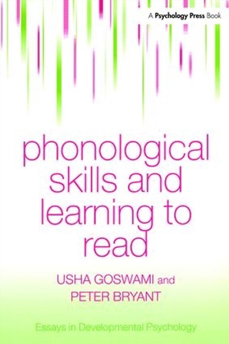 Phonological Skills and Learning to Read/Product Detail/Teaching