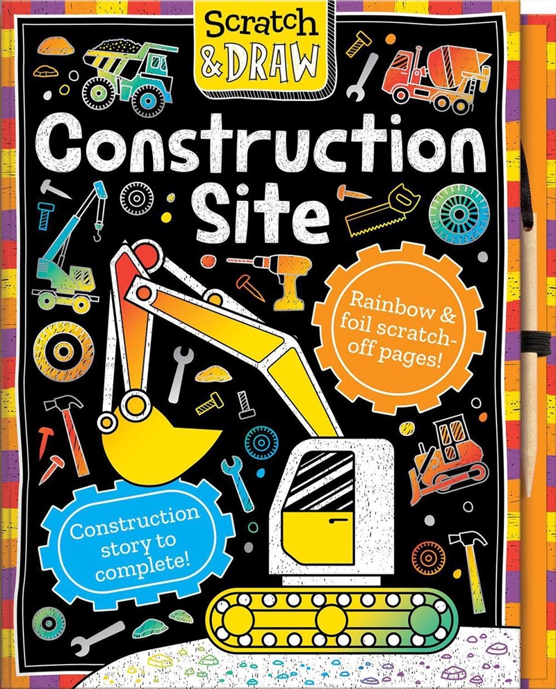Construction Site (Scratch & Draw)/Product Detail/Kids Activity Books