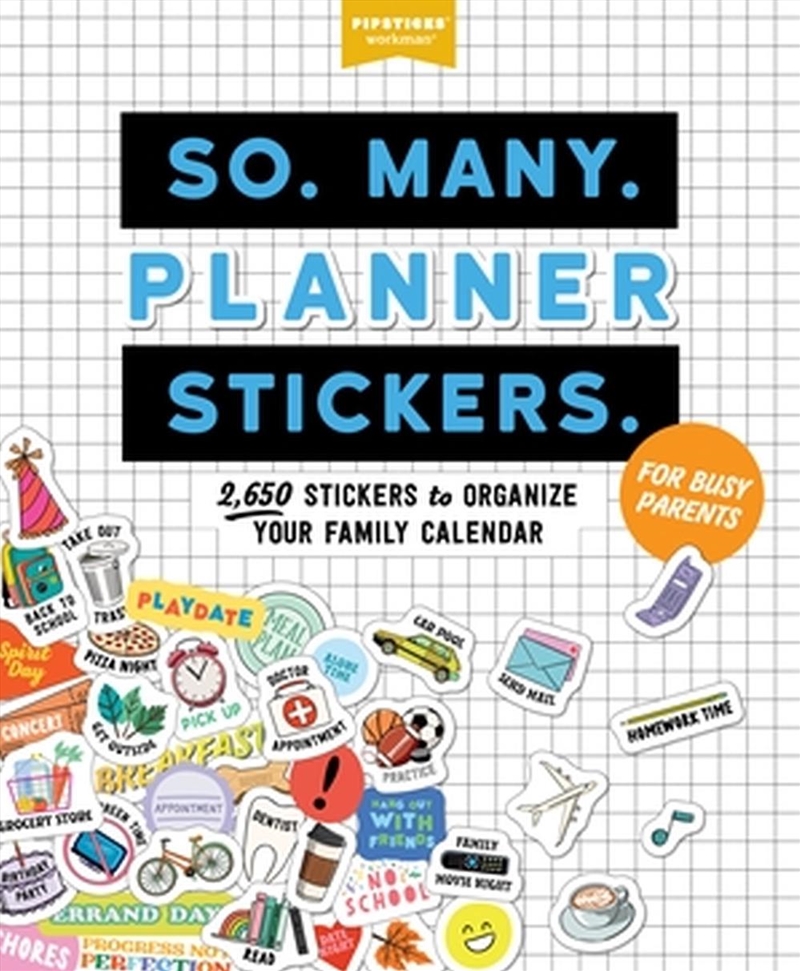 So. Many. Planner Stickers. For Busy Parents/Product Detail/Stationery