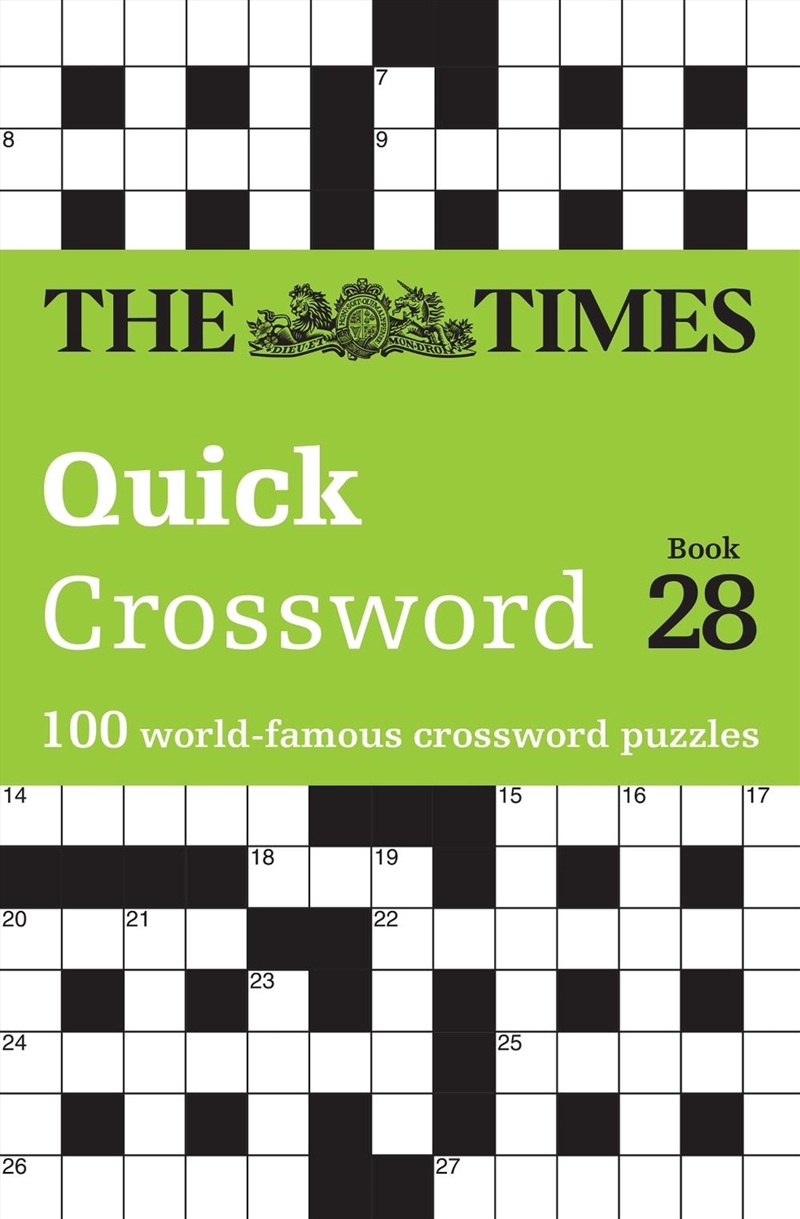 Times Crosswords - The Times Quick Crossword Book 28: 100 General Knowledge Puzzles From The Times 2/Product Detail/Adults Activity Books