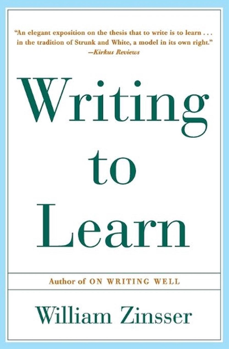 Writing to Learn/Product Detail/Literature & Poetry