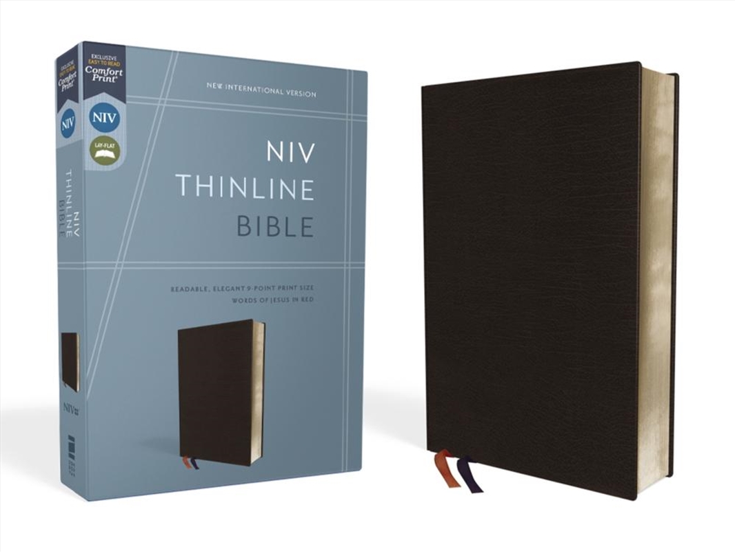 NIV Thinline Bible Red Letter Edition [Leather, Black]/Product Detail/Religion & Beliefs