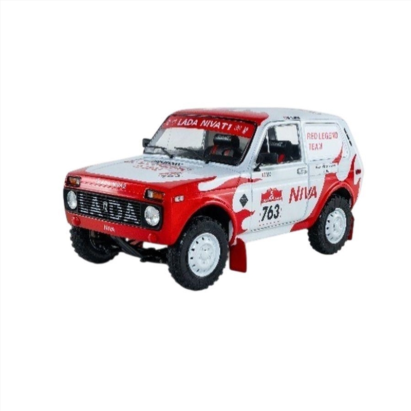 Solido - 1:18 Lada Niva White 763 M.Jacober/S.Miljic Dakar Classic (2022)/Product Detail/Figurines