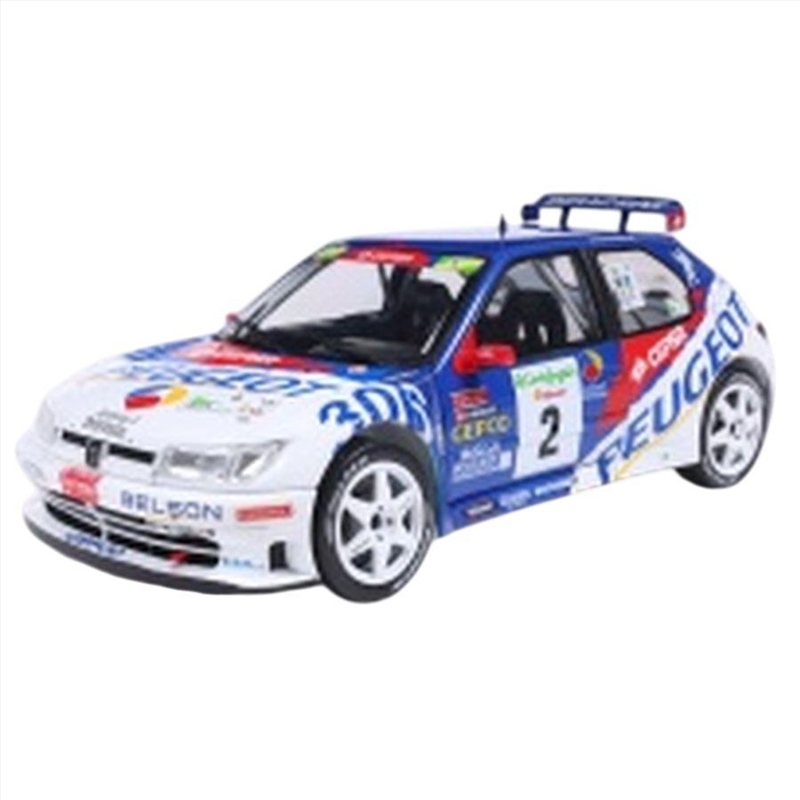 Solido - 1:18 Peugeot 306 Maxi White 2 G.Panizzi / H.Panizzi Rally Cortes Ingles (1998)/Product Detail/Figurines