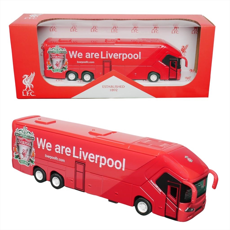 Mini Bus Toy Official Soccer Clubs Miniature Team Bus For Fans & Collectors - Bus Liverpool 2025 / 2/Product Detail/Figurines