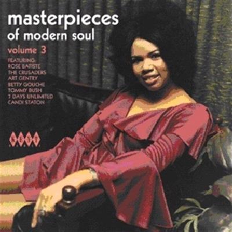 Masterpieces Of Modern Soul Vol 3/Product Detail/Soul