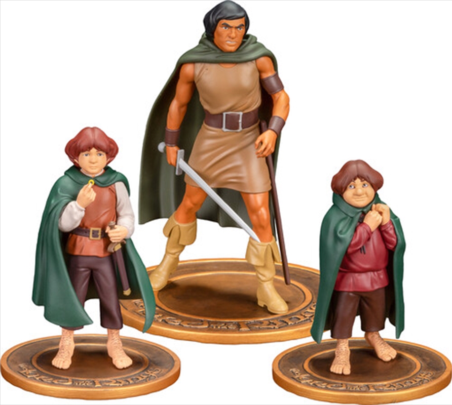 The Lord of the Rings: Animated Film – Frodo, Aragorn and Samwise Set/Product Detail/Figurines