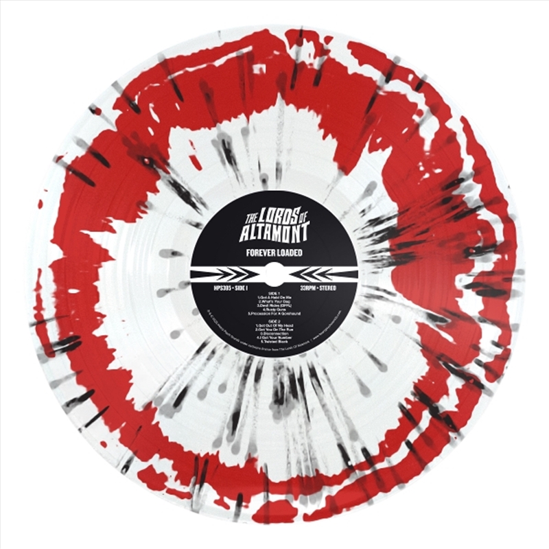 Forever Loaded - Red Transparent/Black/Splatter White Vinyl/Product Detail/Rock/Pop