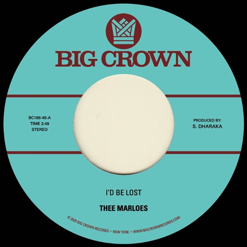 I'd Be Lost B/W What's On Your Mind/Product Detail/R&B