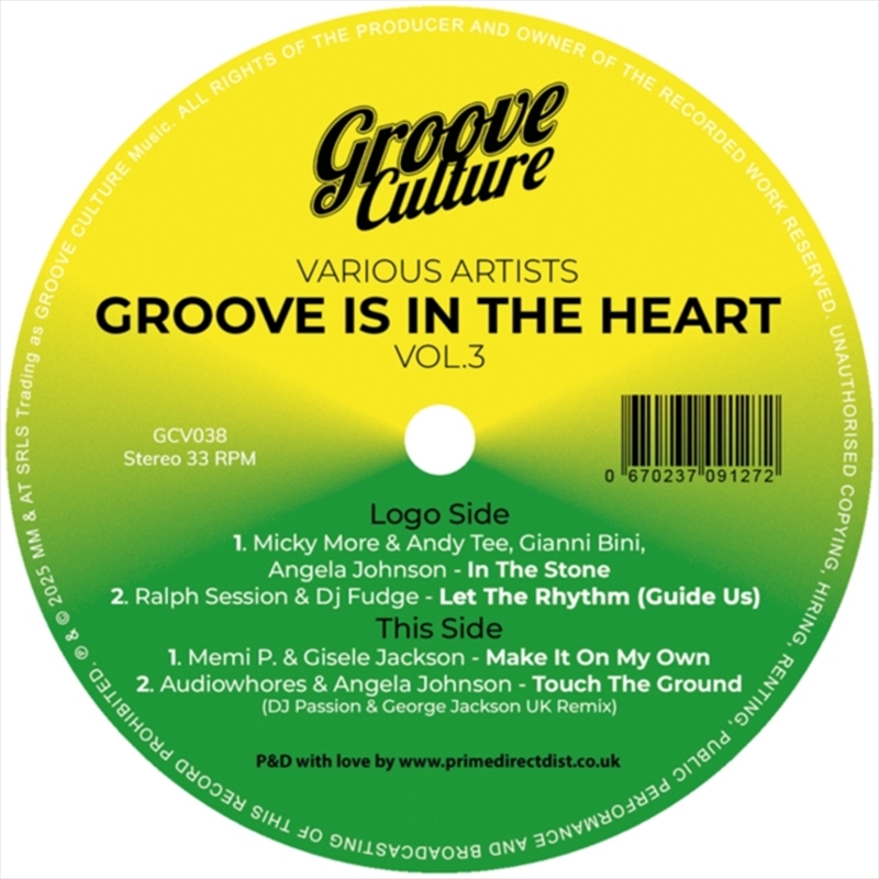 Groove Is In The Heart Vol. 3/Product Detail/Dance