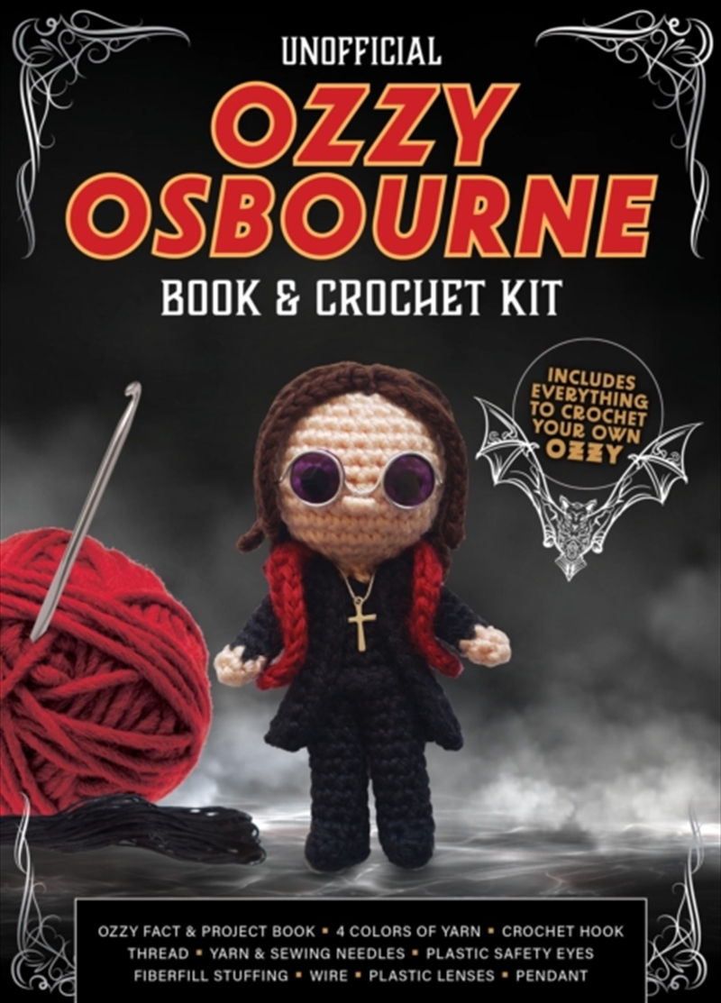 Unofficial Ozzy Osbourne Book and Crochet Kit/Product Detail/Crafts & Handiwork