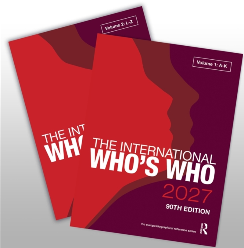 The International Who's Who 2027/Product Detail/Reference & Encylopaedias