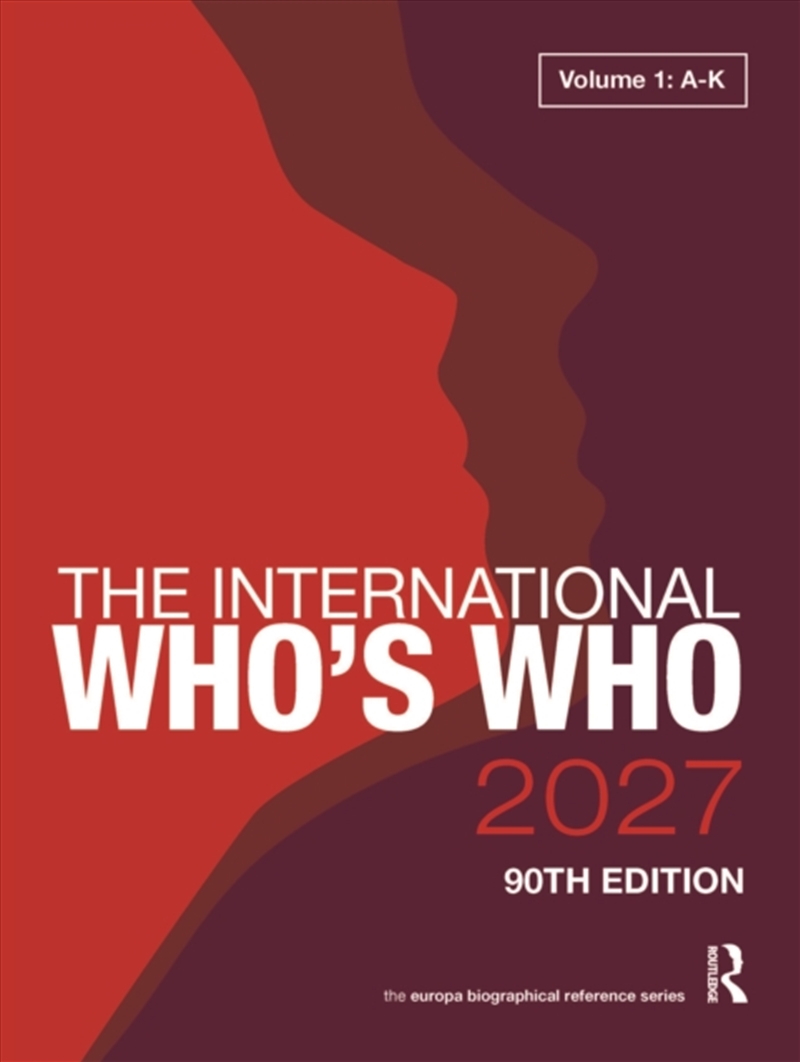 The International Who’s Who 2027 Volume 1/Product Detail/Reference & Encylopaedias