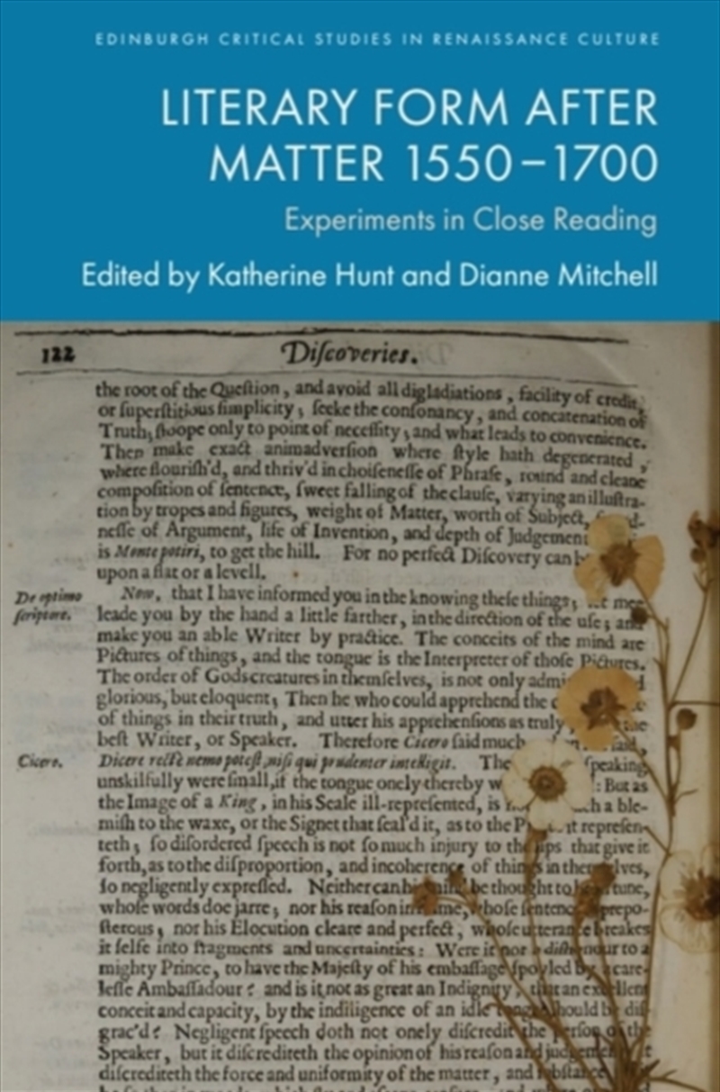 Literary Form After Matter 15501700/Product Detail/Literature & Poetry