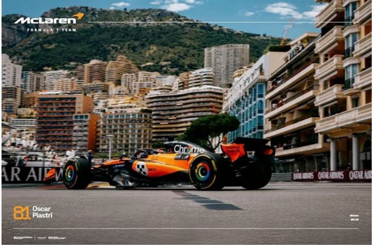 F1 - Piastri Monaco - Reg Poster XR/Product Detail/Posters & Prints
