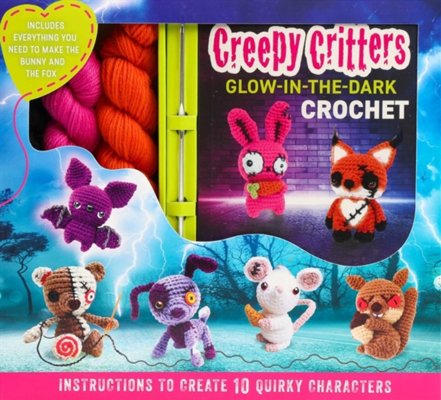 Creepy Critters Glow-in-the-Dark Crochet/Product Detail/Crafts & Handiwork