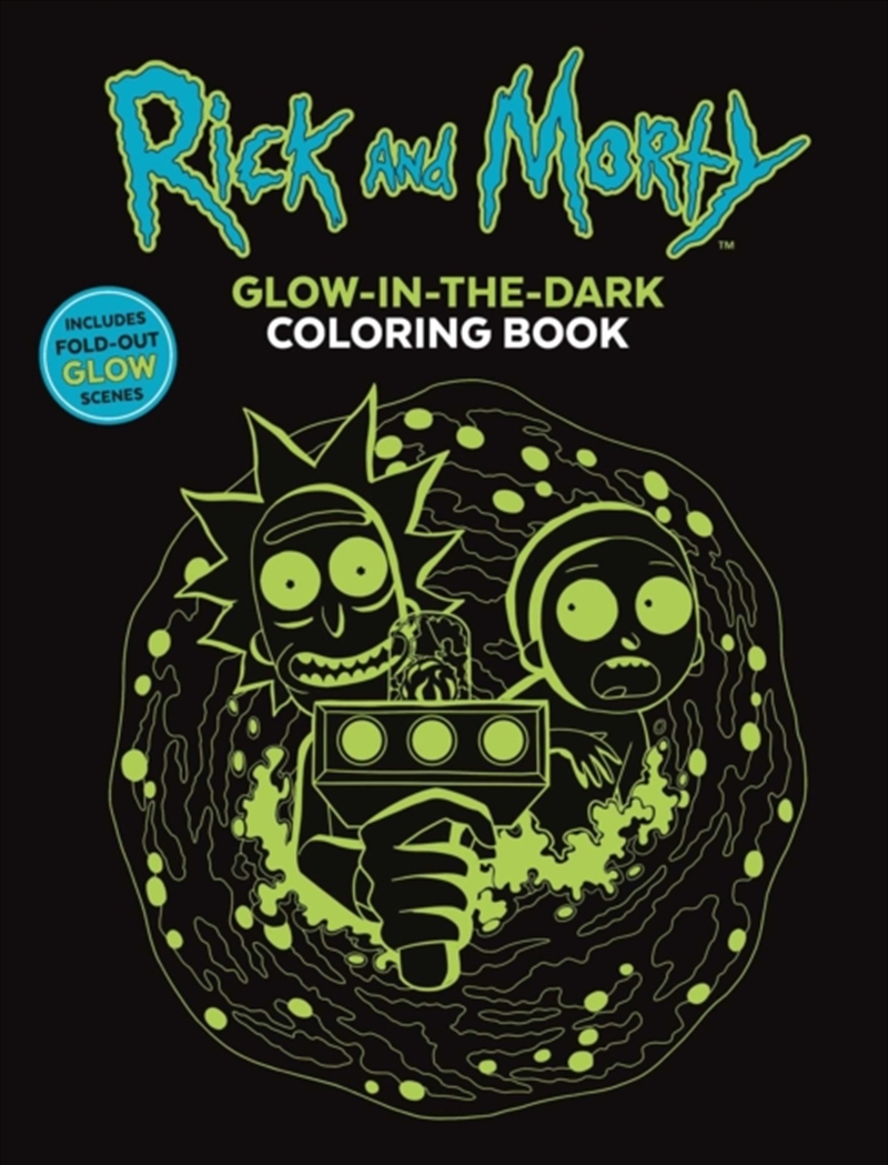 Rick and Morty Glow-in-the-Dark Coloring Book/Product Detail/Adults Colouring